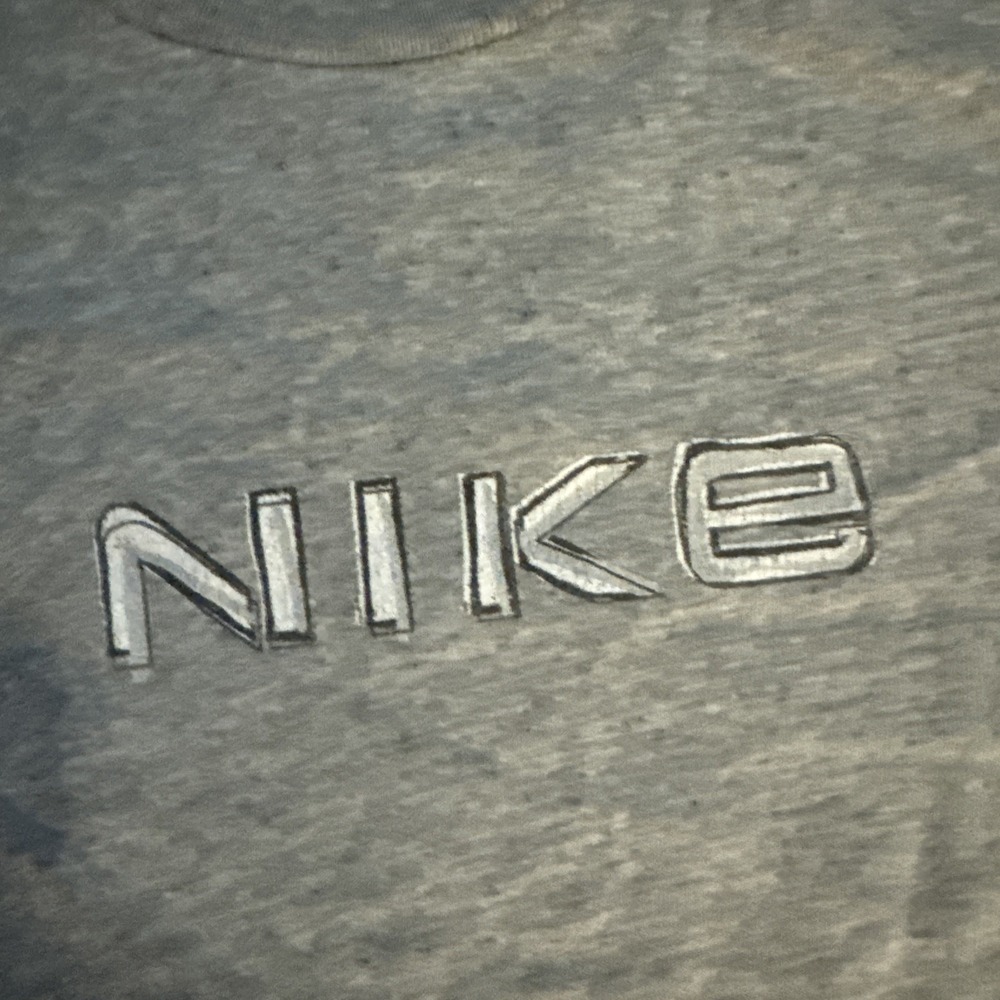 VTG Nike Shirt Mens M Spellout Logo 90s Back Swoosh Tee Y2K Print Essential